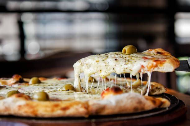 This cheese will work well as a topping for pizza.