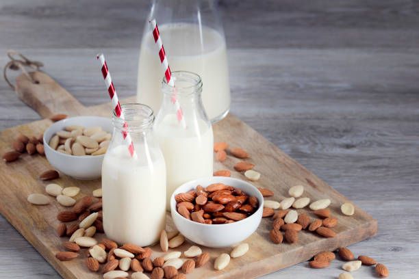 How to tell if almond milk products have gone bad.