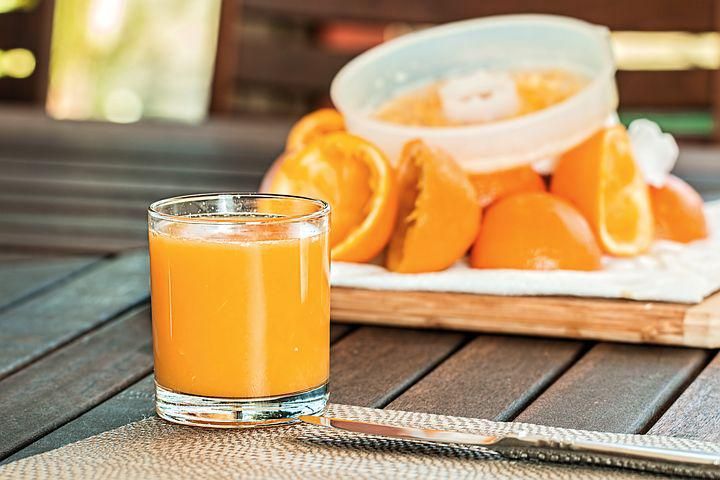 Freshly squeezed juice.