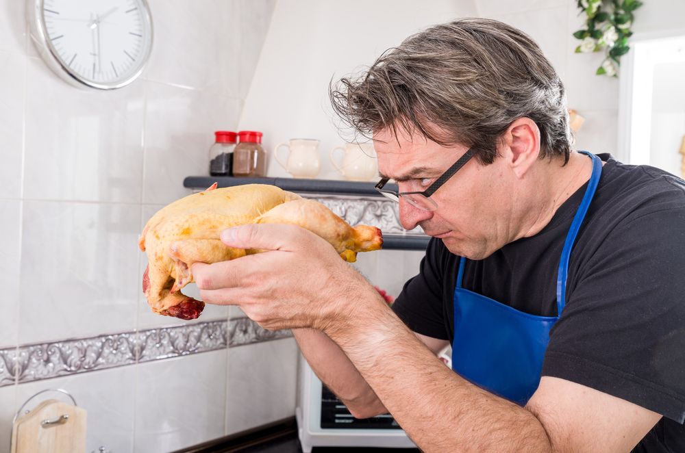 Classic caesar salad with grilled chicken filet.