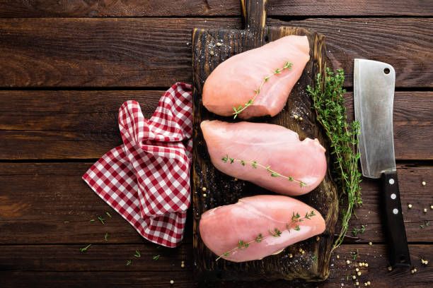 How to store baked chicken breasts.
