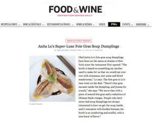 food wine new